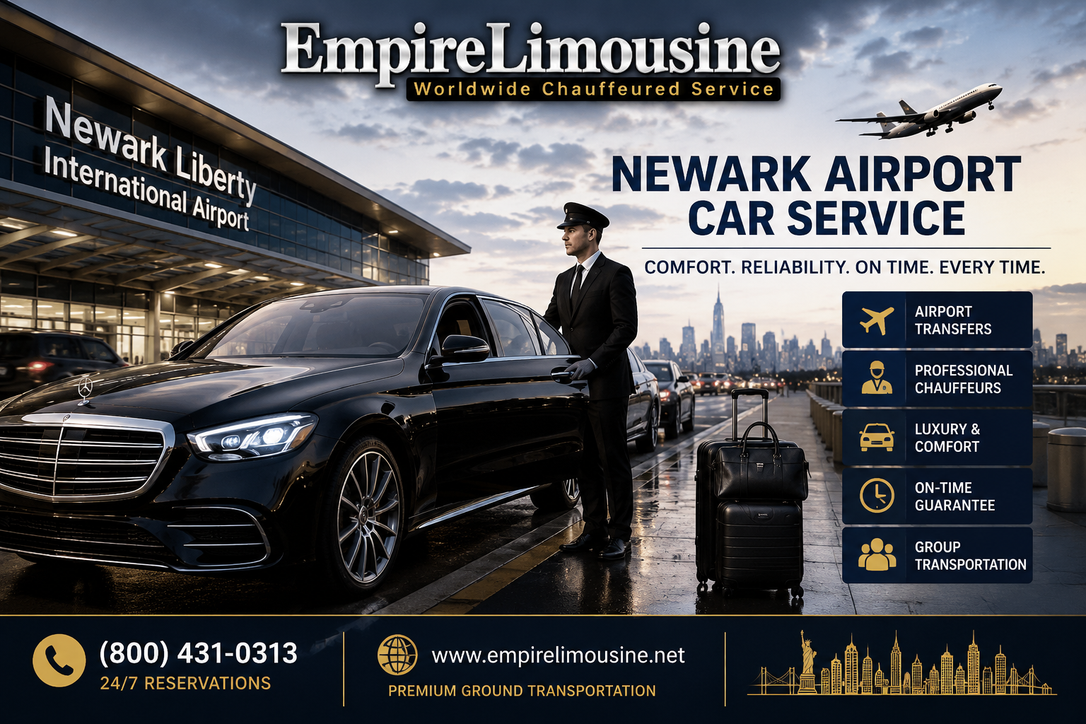 Newark Airport Car Service: A Comfortable Way to Travel From EWR